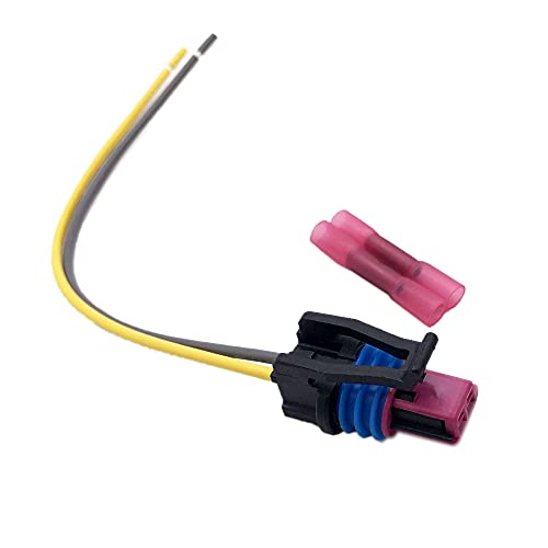 Aokus For Gm Ls 2-Wire Pigtail - Coolant Temperature Sensor Connector - Water Temp Ls1 Plug Radiator Switch Oem Color Ls1 Ls3 Ls2 Lq4 Lq9 Ls6 L92 L99 L33 Lr4 #TOP4