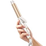 AOOKO Dual Voltage Curling Iron, Mini Curling Iron for European Travel, 1 Inch Ceramic Plates Hair Straightener Adjustable Temperature for All Hair Types