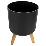 Pot de fleurs d'intérieur – fabriqué dans un matériau de qualité et sûr, léger, pratique et robuste pour une utilisation durable, support pour plantes de style vintage