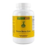 SpeedyVite Colon Detox Supports Natural Removal of Toxins* Organic, Charcoal Psyllium Seed & Husk Flax Seed Apple Fiber/Pectin Slippery Elm Fennel- Powder in 230 Veg Caps
