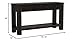 Signature Design by Ashley Gavelston Rustic Sofa Table with 4 Drawers and Lower Shelf, Weathered Black