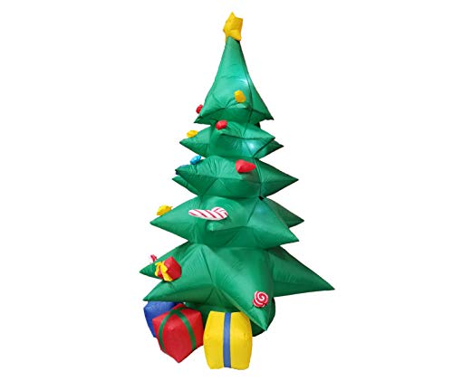 8 Foot Green Inflatable Christmas Tree W/ Multicolor Gift Boxes #TOP3
