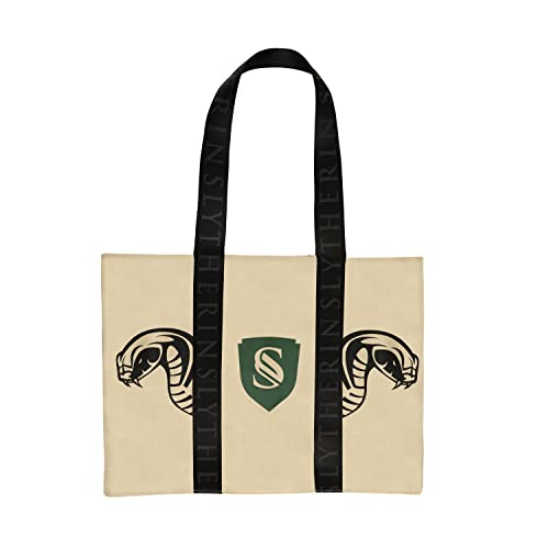 Tote Bag Deluxe Serpentard Harry Potter en coton 41x34cm par Cinereplicas