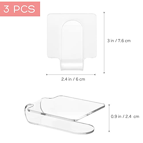 Minkissy GPW4417W71420H 3Pcs Makeup Hand Palette Acrylic Nail Art Manicure Palette Makeup Palette Spatula thumb #1