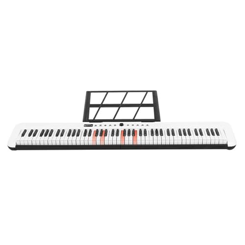 YAOHY Piano Numérique Portable Multifonctionnel, Ensemble De Clavier Piano Électrique Rechargeable Professionnel Universel pour Adulte Débutant(Blanc,Light Up) - Les Beatles, Paul McCartney, John Lennon, RIngo Starr, George Harrison YAOHY Piano Numérique Portable Multifonctionnel, Ensemble De Clavier Piano Électrique Rechargeable Professionnel Universel pour Adulte Débutant(Blanc,Light Up)