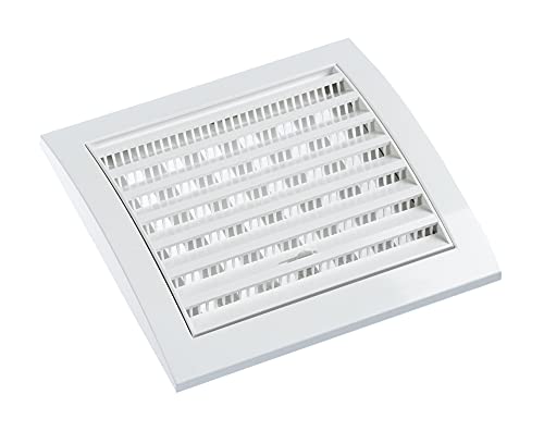 Griglia di ventilazione bianca, 150 x 150 mm, con