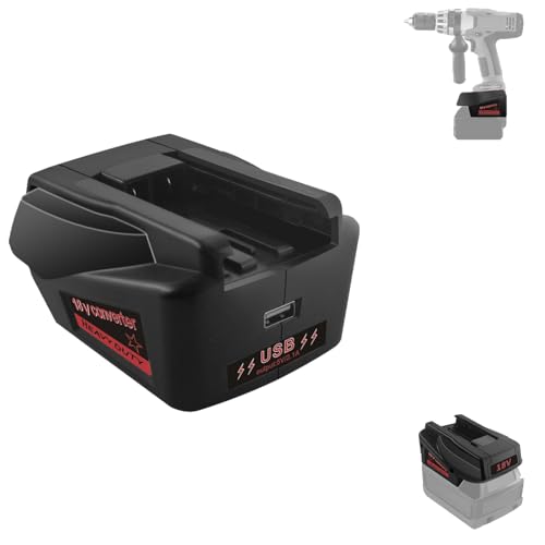 Milwaukee M18 to V18 Battery Adapter with USB