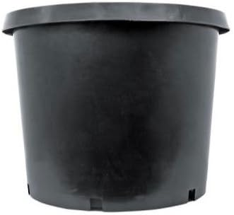 Pot, Round, Nursery, 2 Gallon, Black Plastic, 1 Dozen