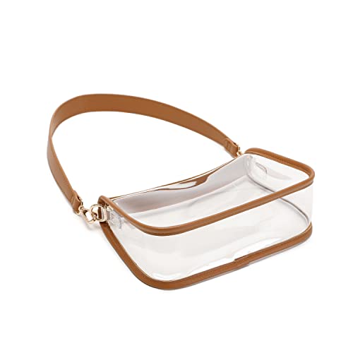 Image of Clear Purse Stadium Approved Bag Transparent Beach Handbag