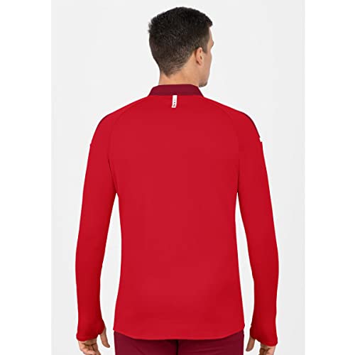 Jako Ziptop pour Homme, Taille M, Rouge