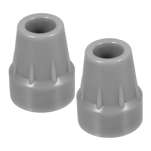 Beavorty Non-Slip Cane Tips 2pcs Heavy Duty Replacement Parts Walking Stick Attachments for Stability Comfort