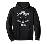 cat lover mom funny - la migliore mamma di gatti di sempre felpa con cappuccio