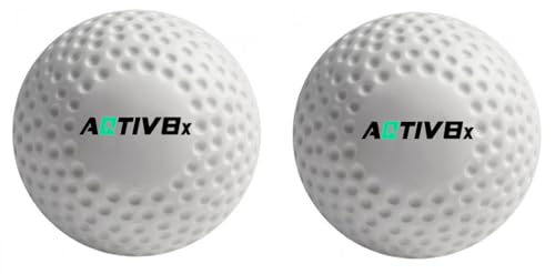 Image of ImTheBest Solid Plastic Field Hockey, Cricket, Golf Training Practice Ball (White, Standard Size)