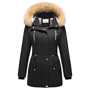Lamgool Ladies’s Sherpa Fleece Down Jacket T...