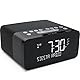 Pure Siesta Charge Radiowecker mit Wireless Charging Ladepad (Digitalradio mit DAB/DAB+, UKW/FM Radio, Bluetooth, USB, AUX, drahtlose Handy-Ladestation, 40 Senderspeicherplätze) Graphite Schwarz