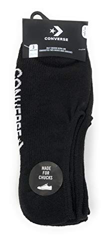 Converse Men's Half Cushion No-Show Socks, 3-Pack3