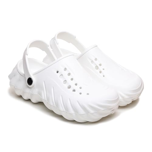 Image of JUSAN Men's Lightweight Comfort Clogs | Soft Cushion Slip-On Garden & Beach Clogs for Men | Breathable Waterproof Sandals with Non-Slip Sole | Casual Outdoor Summer Footwear for Men