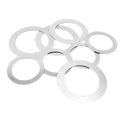20/100X i M2 M3 M4 M5 M6 M8 M10 M12 ` M40 304 A2 XeXX`[ ^KXPbg V ^bV[(20pcs M9x15xThick,Thick 0.2mm)
