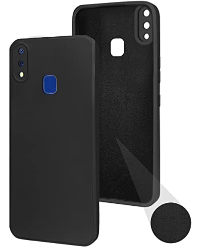 Image of Jkobi Back Cover Case for Vivo Y95 | Vivo Y93 | Vivo Y91 (Inside Fiber Cloth | Smooth Matte Finish | Elegant Professional Look |Black)