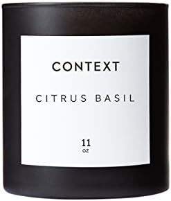 CONTEXT SKIN Candle, Citrus Basil, 11 Ounce