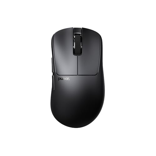 Pulsar Gaming Gears Xlite Crazylight Wireless Gaming Mouse, Ultra Lightweight 1.45 oz (41g), Optical Switch, 32000 DPI, 750 IPS, XS-1 Sensor, 8k Compatible (Jet Black)