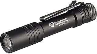 Streamlight 66320 MacroStream USB 500-Lumen Rechargeable Compact Flashlight with Wrist Lanyard, Hat Clip and USB Cord, Black