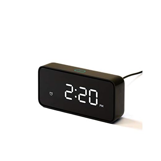 [with Upgraded Software] Reason ONE Smart Alarm Clock with Alexa Built-in for Smart Home - Note: Requires App Download to Work