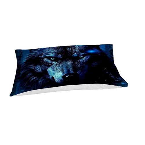 Housse de couette loup lit simple pour éviter la transpiration