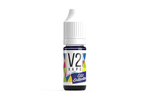 V2 Vape Colorante alimentario de Vaina Extremadamente Concentrado, líquido para Colorear Bebidas, masas, coberturas y Todos los demás Productos alimenticios Azul Brillante