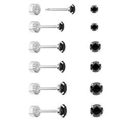 black-2/3/4mm(6pairs)