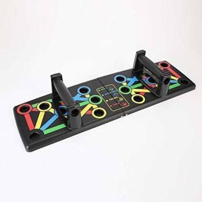 S&P TechoWorld Multi-Function Push-up Gym Board Rack, 9 in 1 Body Building Support Male Fitness Equipment Home Practice Chest Muscle Arm Muscle Push-ups Board Complete Training System