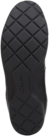 Clarks Women's Meadow Rae Ballet Flat, Black Leather, 8.5 | Image 7