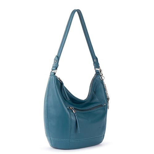Image of The Sak Sequoia Hobo Bag - Premium Large Leather Women's Handbag for Everyday & Travel - Durable Purse With Zipper Pocket