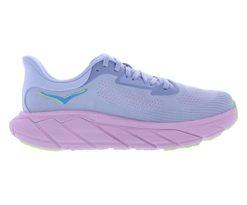 HOKA Arahi 7 Womens Shoes Size 7.5, Color: Gull/Pink Twilight3