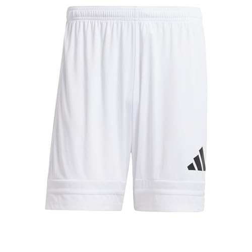 adidas Homme SQUADRA25 SHORT, White / White / Black, 3XL