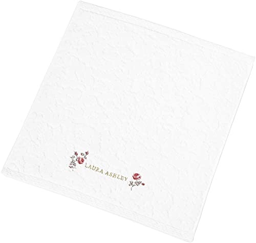 内野 ローラアシュレイ グレイスリン ハンドタオル 約34×35cm アイボリー 1607G256 I