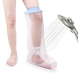 Clheatky Waterproof Cast Cover for Shower Adult Leg Cast Covers for Bath Adult Reusable Cast Protector for Shower Leg to Keep Wound & Bandages Dry Cast Bag for Foot Ankle