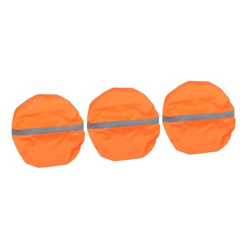 Yardwe 3pcs Backpack Rain Cover with Reflective Strip Rucksack Cover for Hiking Camping Cycling Elastic Band for Various Portable Lightweight Safety Outdoor Gear