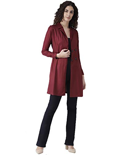 Image of Style Quotient Women's Rayon Mid-Thigh Jacket