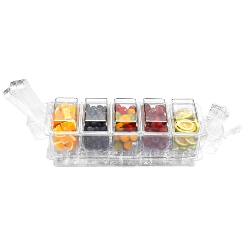 Contenedores de almacenamiento para congelador, a prueba de fugas, desmontables, ahorro de espacio, contenedores de alimentos para almacenamiento de condimentos, para el hogar, cocina, nevera, camping