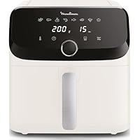 Moulinex Easy Fry Collection Ivoire 7L, air fryer, Très grande capacité, 8 programmes intuitifs, Format compact, EZ855AF0