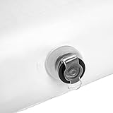 Tragbare Aufblasbare Badewanne Für Erwachsene Mit 130W Elektrischer Luftpumpe PVC Dusche Anti-Reflux-Düsen Komfortabel Baden Bett Für Senioren Behinderte Schwangere Duschwanne 195x90x20cm