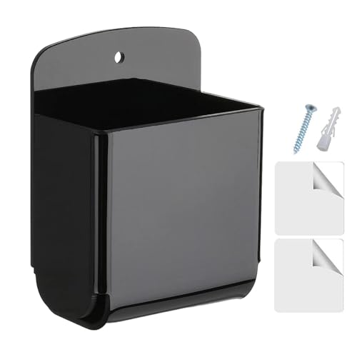 Soporte para control remoto de TV, soporte acrílico para control remoto de ventilador, bolígrafo de pared, soporte de pared para sala de estar y dormitorio