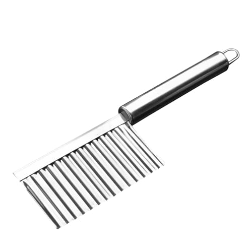 Cortador de arrugas,Cortador de patatas onduladas - Cortador de fritas para verduras, papas fritas, picadora ondulada, cortador de frutas, herramientas de corte para verduras, patatas, cebollas,