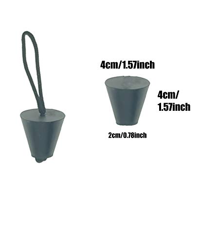 image for FunBozz Pack of 4 Universal Kayak Scupper Plug Kit Canoe Drain Plugs K