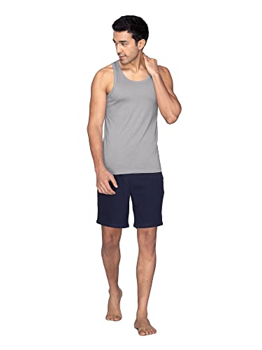 Image of XYXX Men's Cotton Modal Round Neck Vest | Antimicrobial, Breathable, Soft & Comfortable Man's Inner, Ultralight Baniyan for Man (Pack of 2)