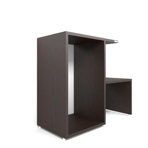Image of ESTANTERIA Coffee Table for Living Room Wooden Engineering Wood Center Tea Table Strong & Durable Space Saving Furniture with Storage for Bedroom Modern Design Furniture Home Decor (Defaite)