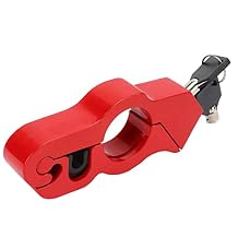 Motorcycle Handlebar Lock, Motorbike Brake Lock with Key, Throttle Security Lock for Scooters ATVs
