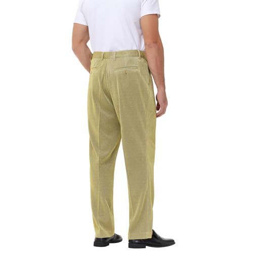 Mens Metallic Pants Night Club Rave Sequin Pants Shiny Slim Fit Trousers Disco Party Outfit2