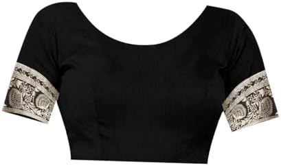 C J Enterprise Women's Soft Pure Kanjivaram Silk Saree for Wedding With Blouse Piece (Pari164 paithani)